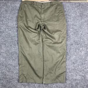 Dockers Pants Mens Size 34x26" Green Cotton Chino Classic Fit Casual Workwear
